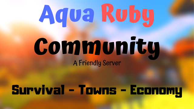 Aqua Ruby Community [1.16.X] - Semi Whitelisted - Survival - Events ...