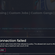 Connection failed when clients join - Server Discussion - Cfx Forum