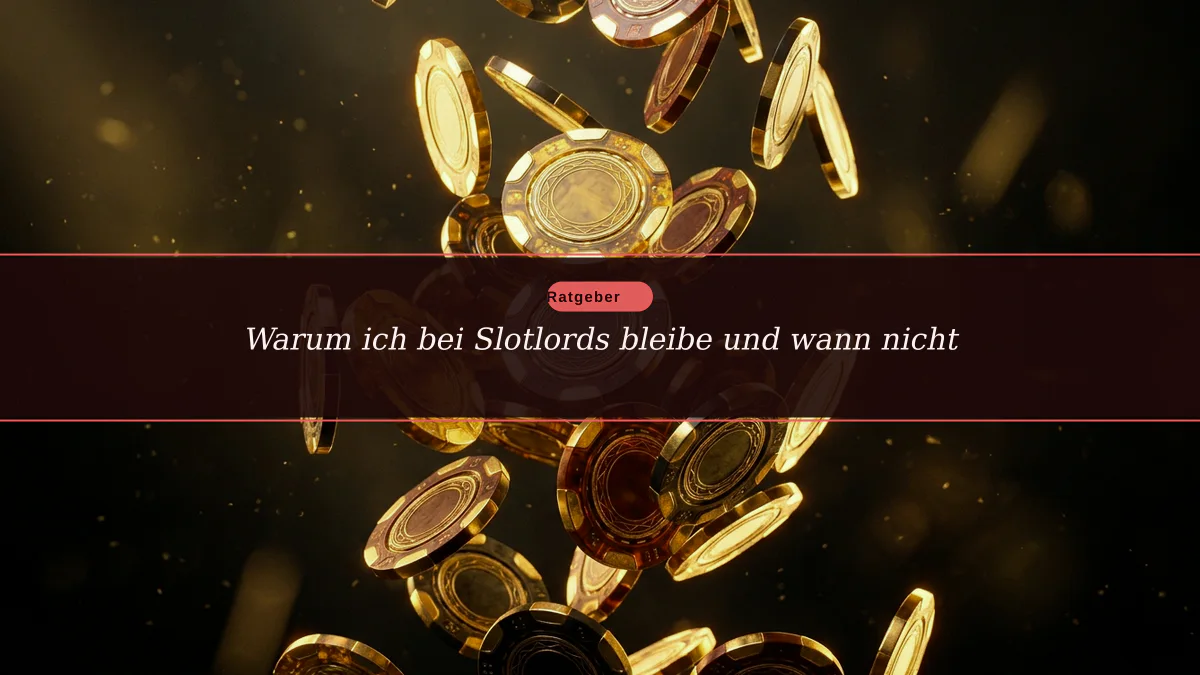 Warum ich bei Slotlords bleibe und wann nicht