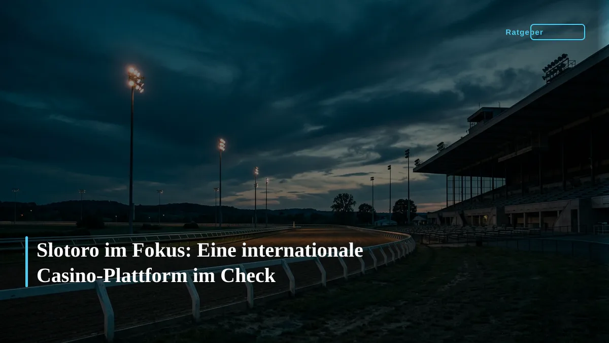 Slotoro im Fokus: Eine internationale Casino-Plattform im Check