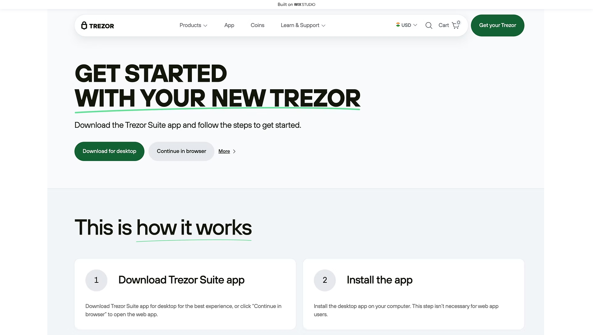 Stored capture of iotrezo-starts.wixstudio.com