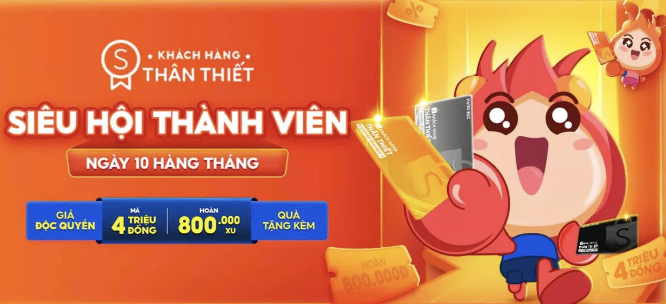 Shopee Siêu Hội Thành Viên 10.08-20.08 – Săn Ưu Đãi Cực Hot