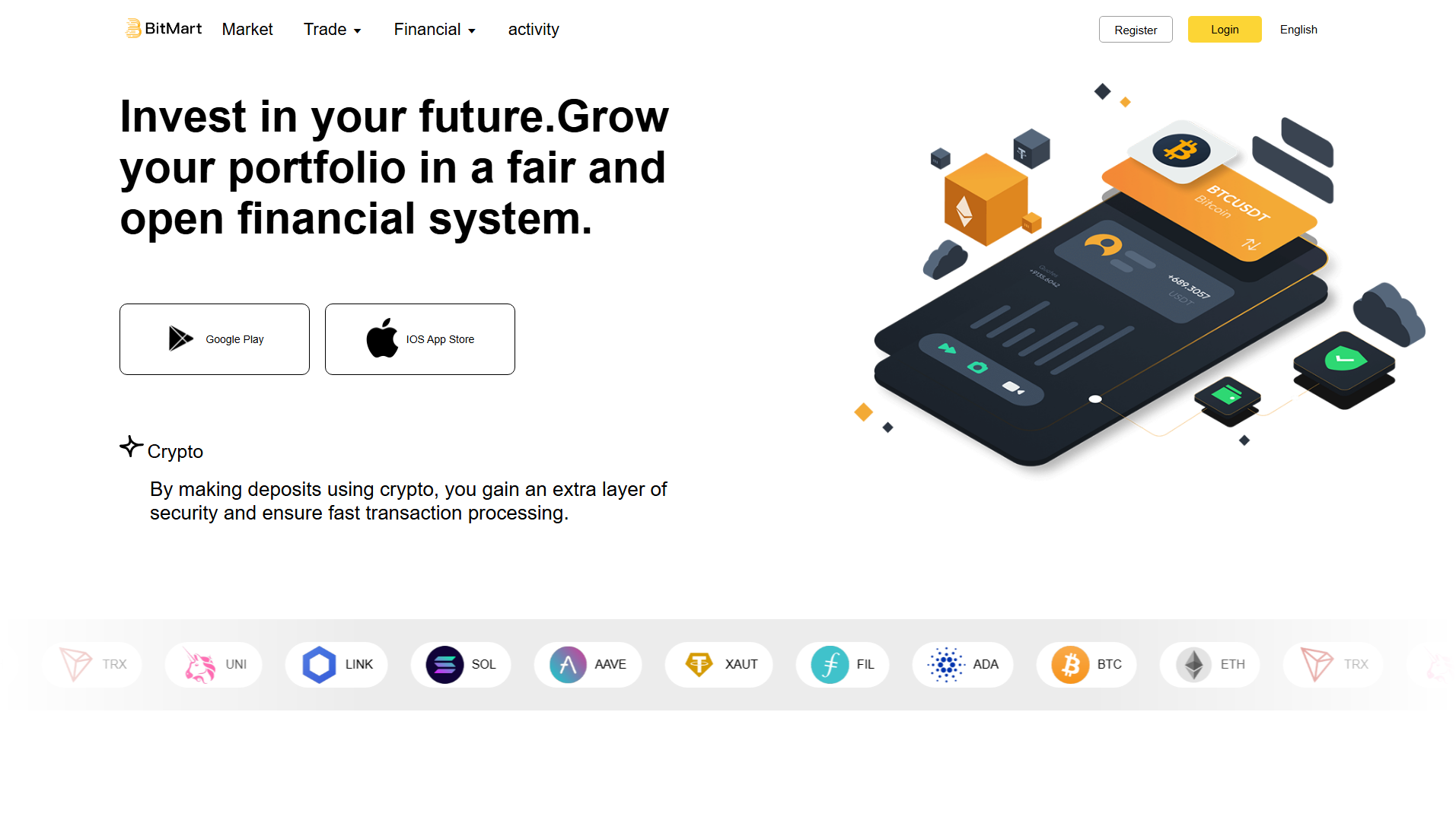 Screenshot of bitmartpro.net