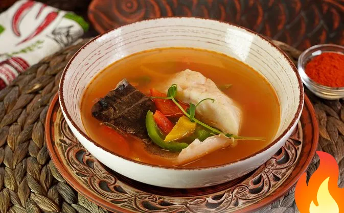 Фото Халасле (рыбный суп с паприкой)