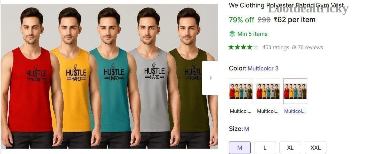 Polyester Fabric Gym – Just ₹62 | Loot Ka Maal