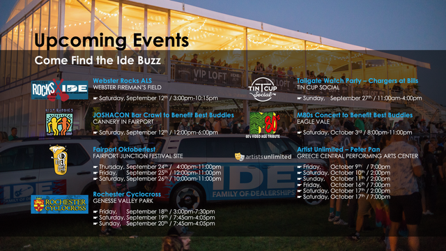 Webster Rocks upcoming event information