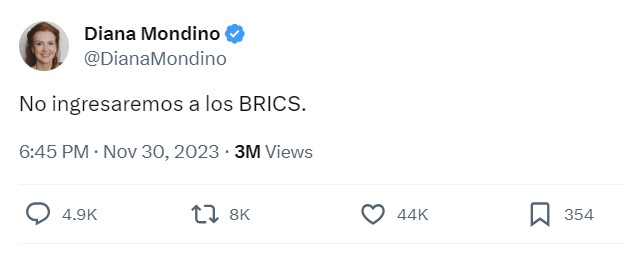Argentina Not Joining BRICS