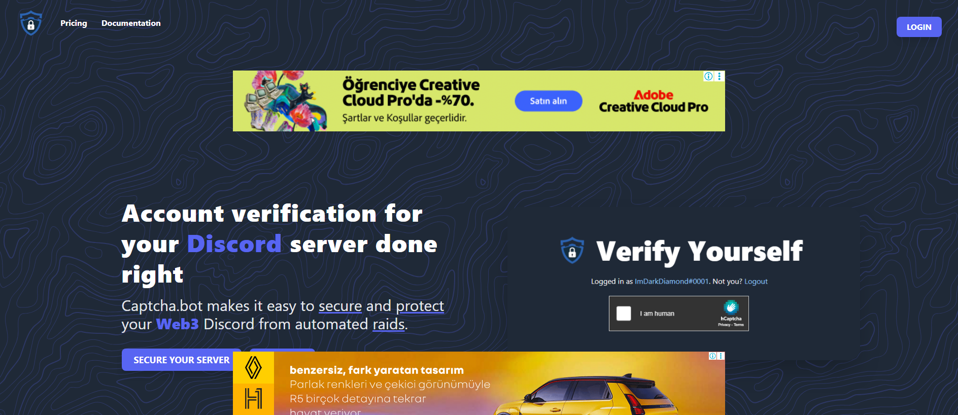 Screenshot of process-age.top