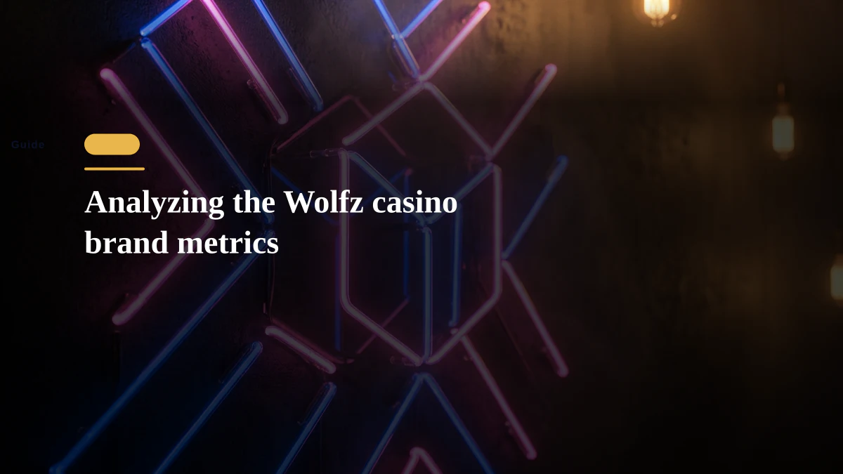 Analyzing the Wolfz casino brand metrics