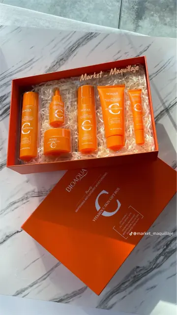 Kit de Skincare de Vitamina C Bioaqua – Rutina de Iluminación Facial Honduras