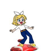 Kagamine Rin on Turbo Star SMB