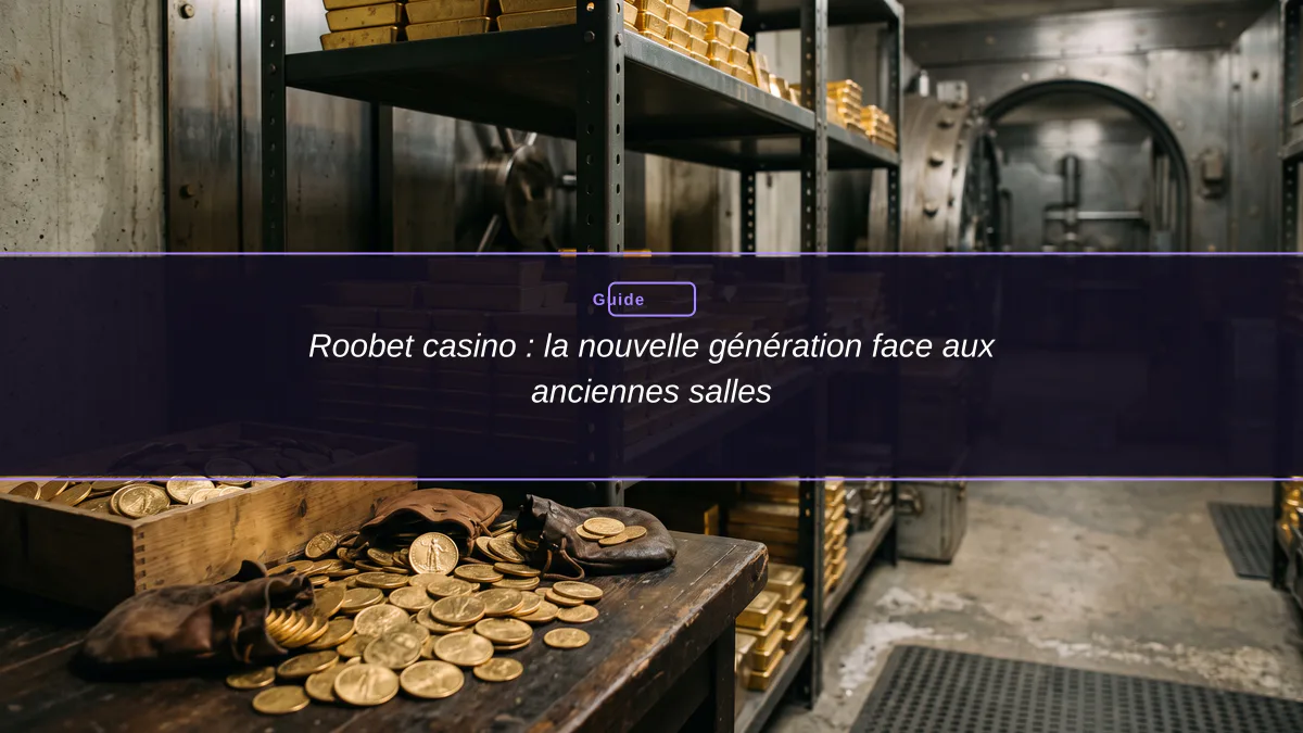 Roobet casino : la nouvelle génération face aux anciennes salles