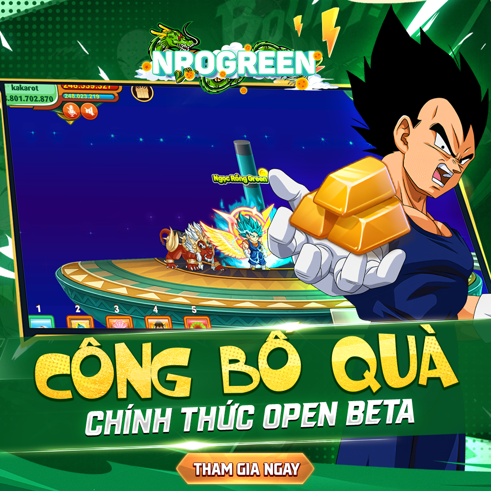 Banner Đua Top Ngọc Rồng Green