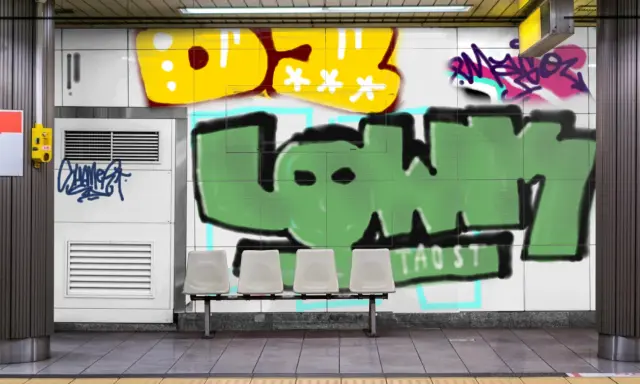 Graffiti artwork by taost