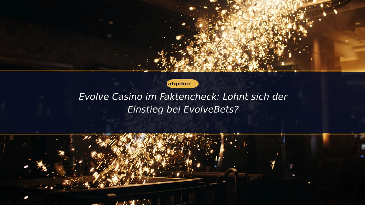 Evolve Casino im Faktencheck: Lohnt sich der Einstieg bei EvolveBets?