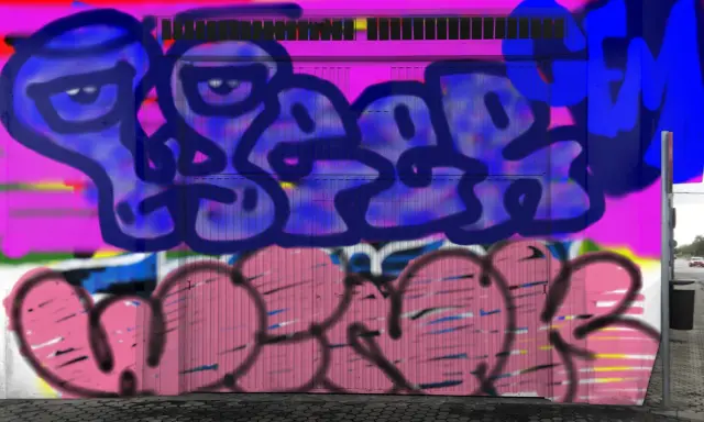 Graffiti artwork by DECAY