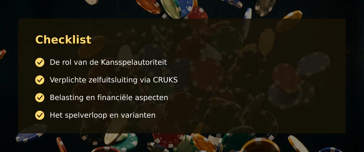 Online casino bingo spelen in Nederland: een praktische handleiding — Checklist