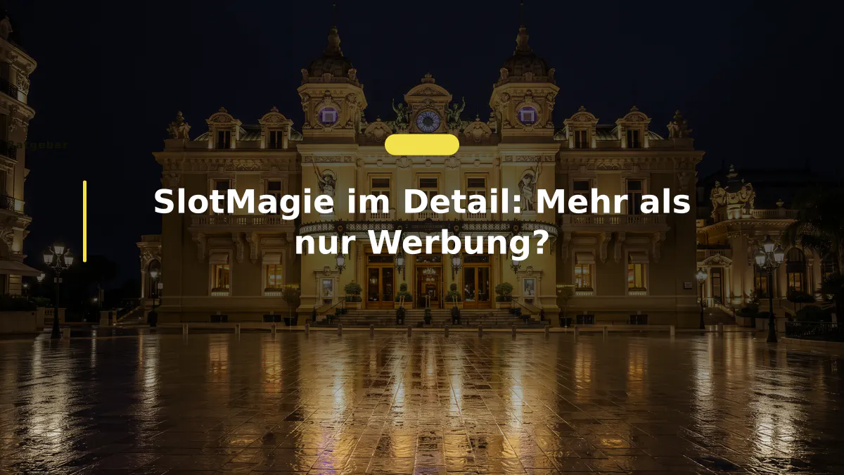 SlotMagie im Detail: Mehr als nur Werbung?