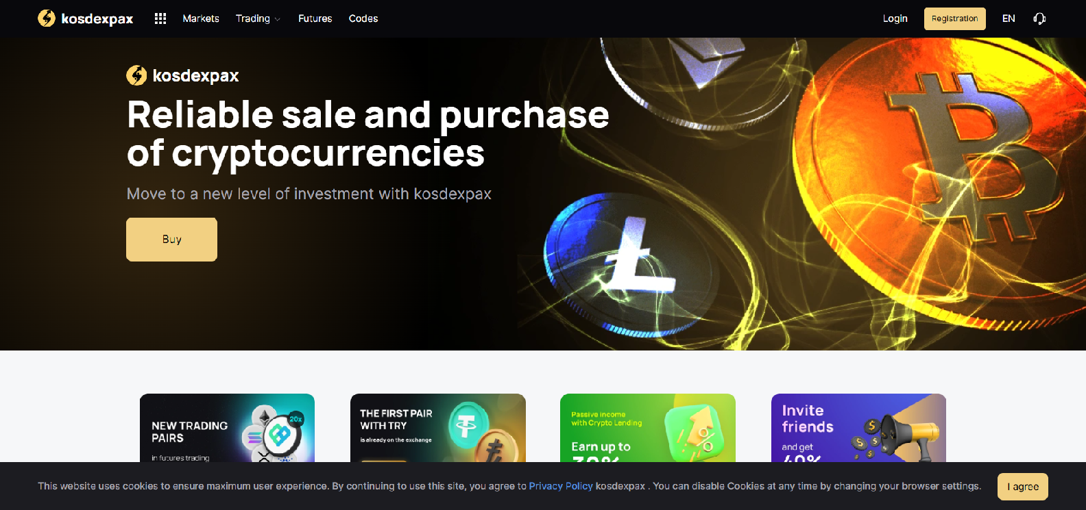 Screenshot of kosdexpax.com