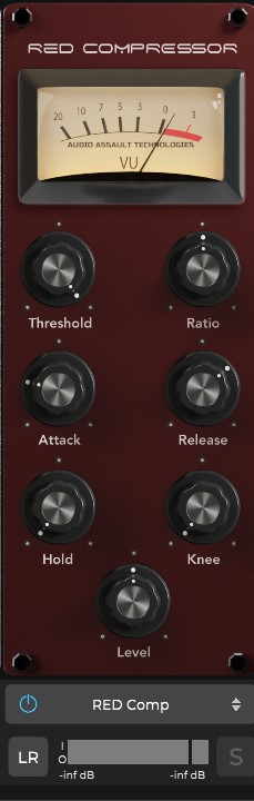 Audio Assault Mix Locker Red Compressor