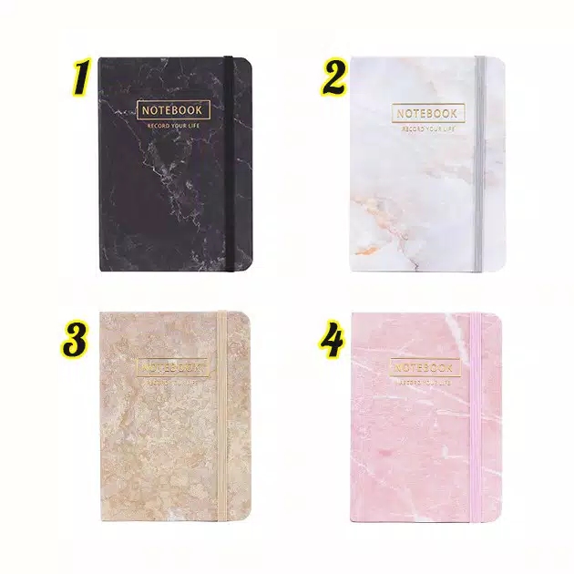 Notebook Diary Marble