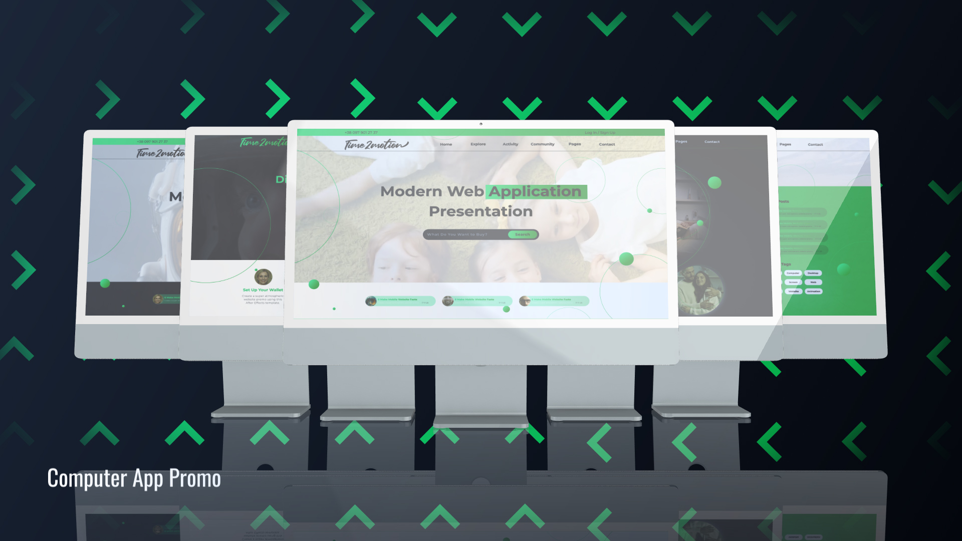 Website Promo Web Presentation