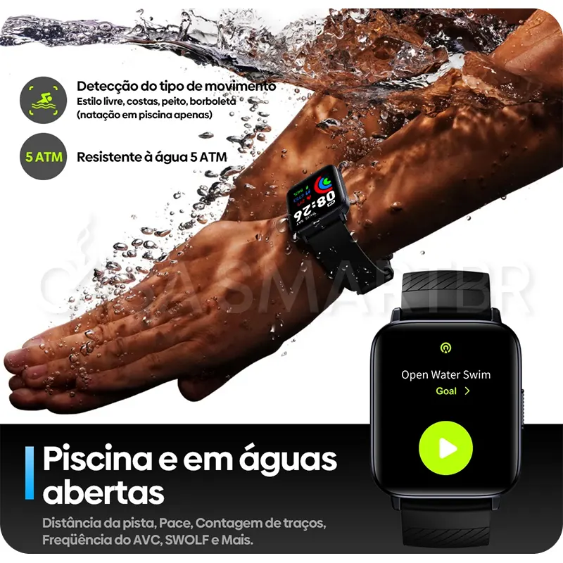 Relógio Inteligente GPS Aqqua Run