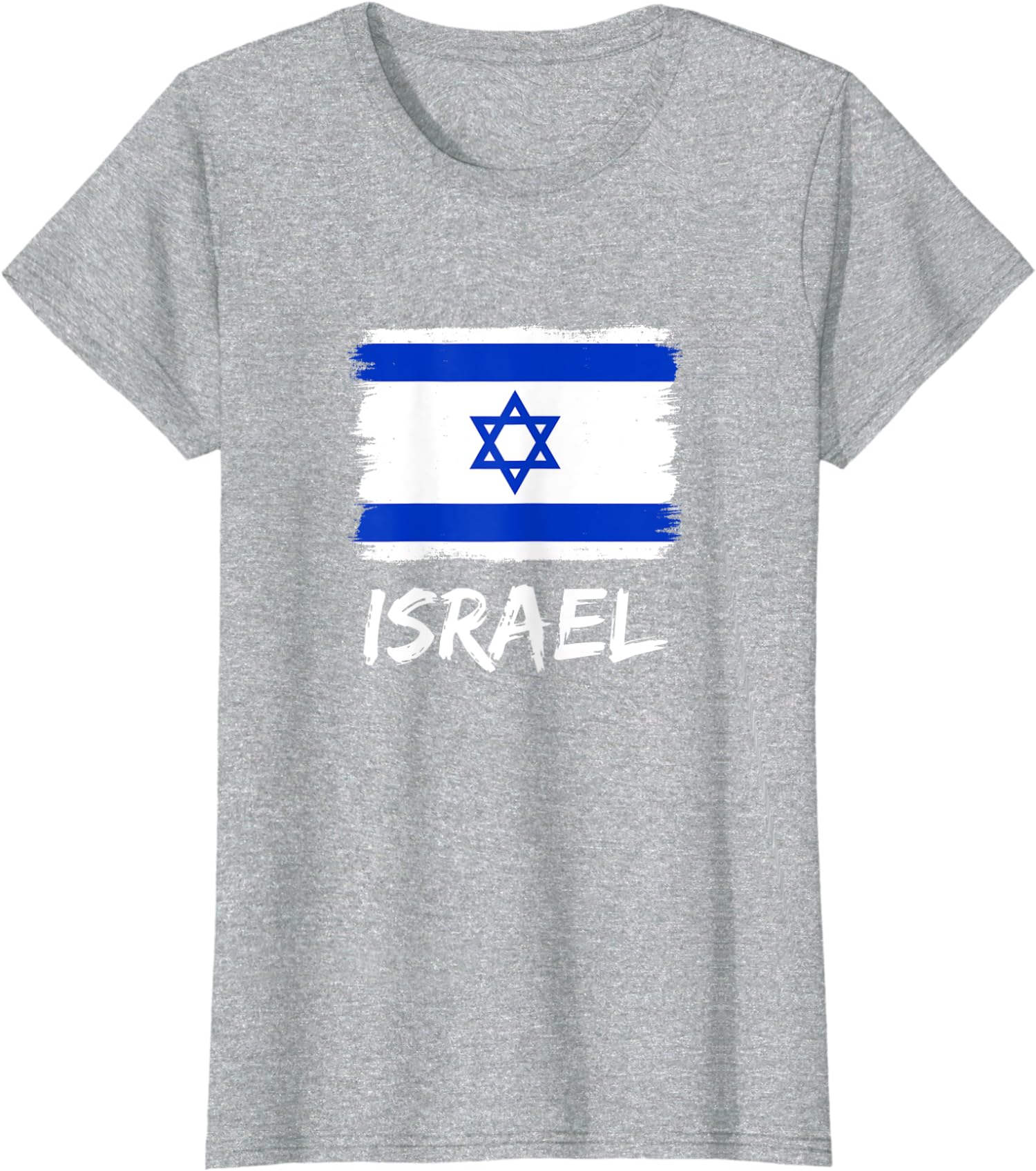 Israeli Pride Gift Collection – Israeli Flag Israel Ladies’ Crewneck T-Shirt