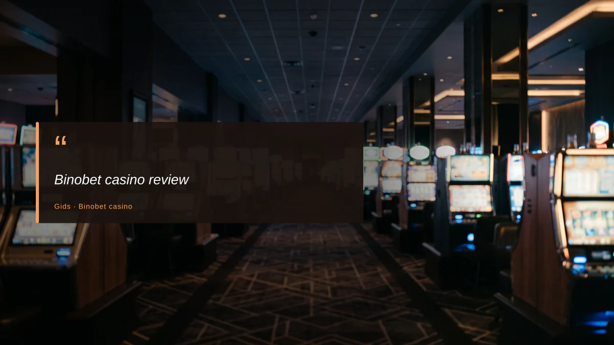 Binobet casino review