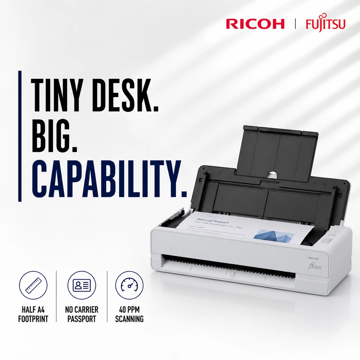 Ricoh fi-800R Ultra-Compact Passport and ID Document Scanner Malaysia