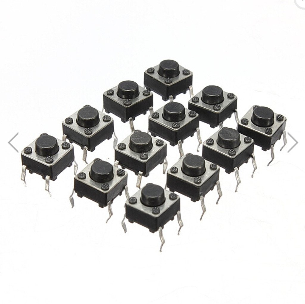 ハグモッチミニ 100Pcs 6X6X5 Mm Miniature Micro Momentary Tactile Tact Touch Push