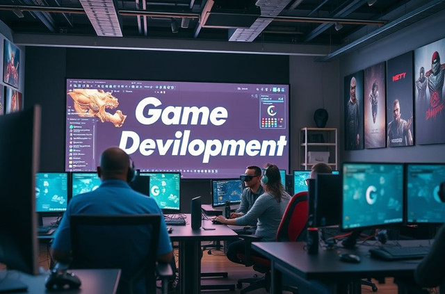 modern-game-development-studio-with-multiple-workstations-professional-game-developers-collaborat