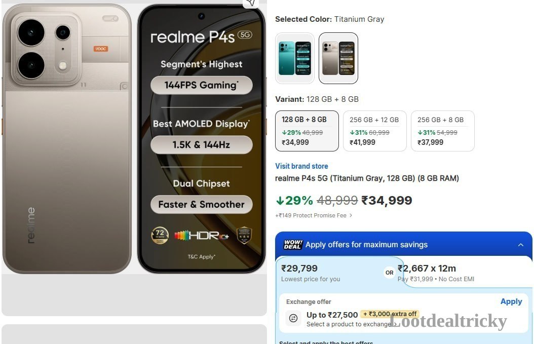 Realme P4s 5g – Just ₹3000 | Best Price Drop Today