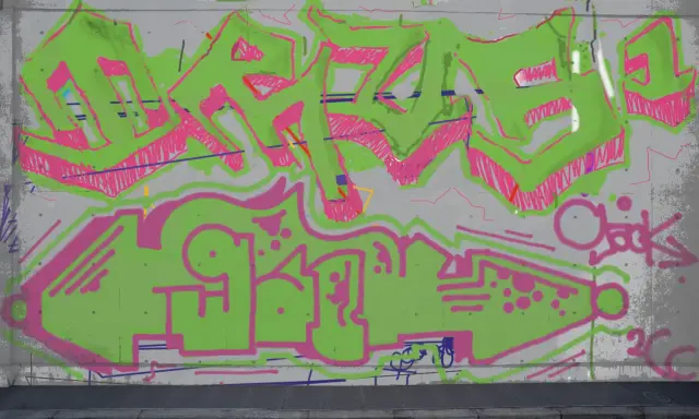 Graffiti artwork by Bab