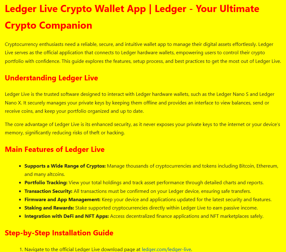 Screenshot of ledger--liveapp-web.pages.dev