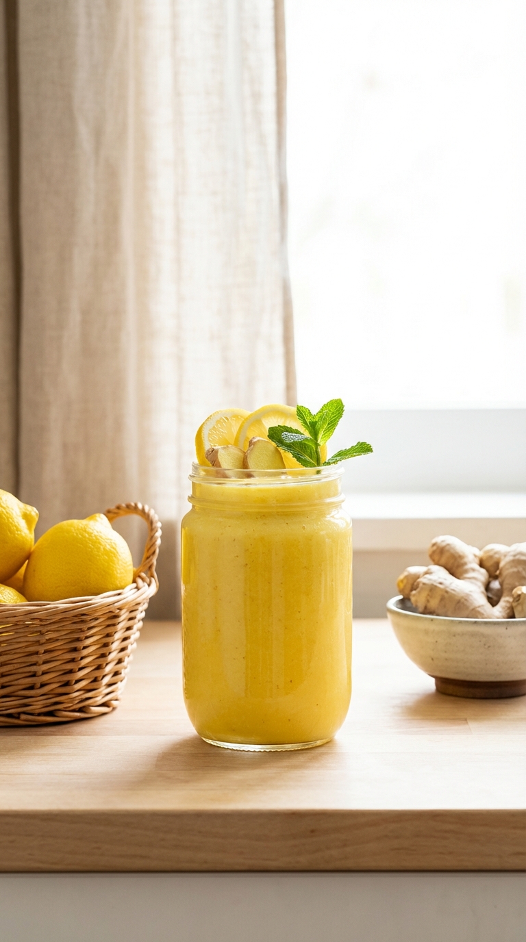 7. Zesty Lemon Ginger Cleanse — Wake Up Your Metabolism