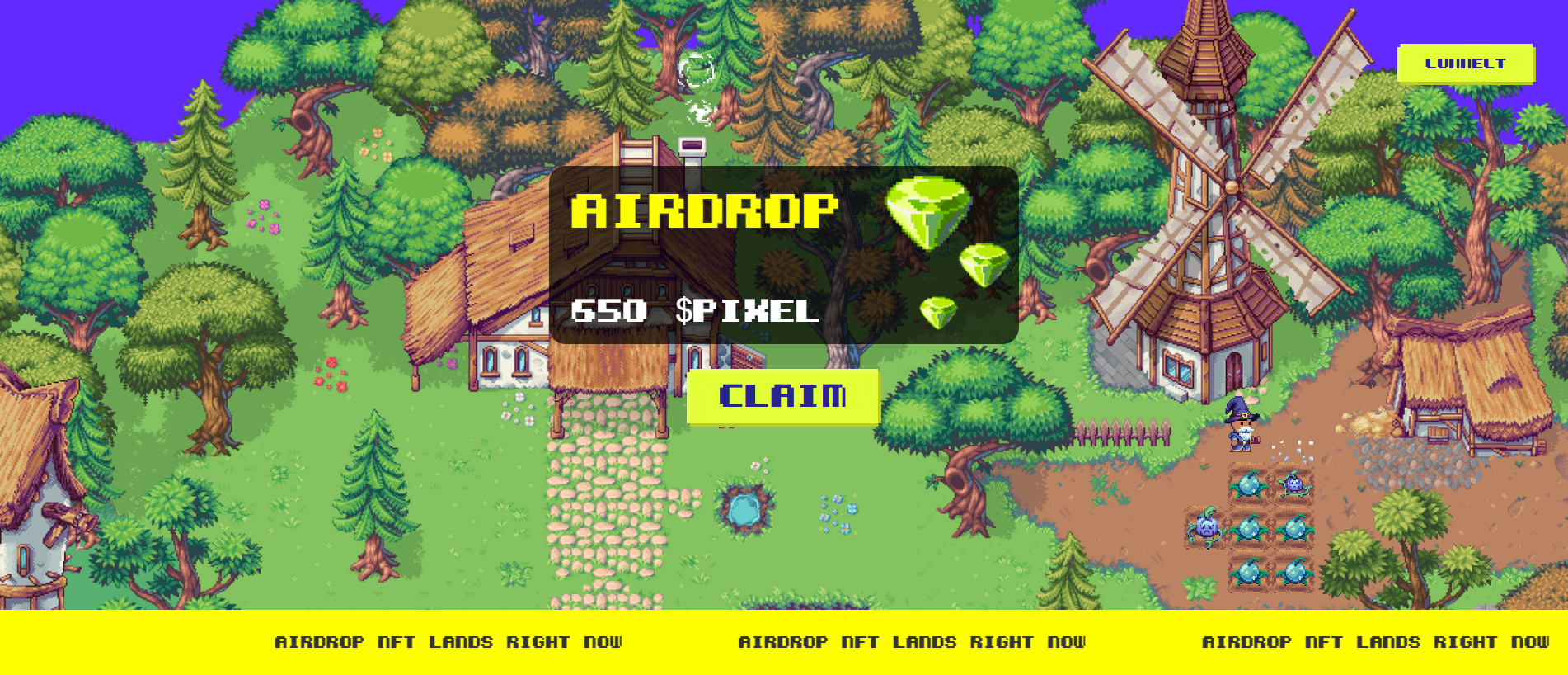 Screenshot of pixelcoinairdrop.pages.dev