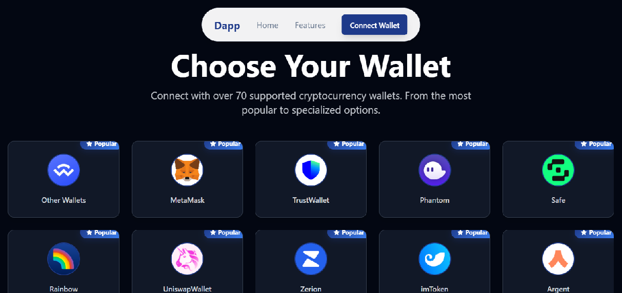 Forensic screenshot of dappstackhup.org showing the phishing page layout