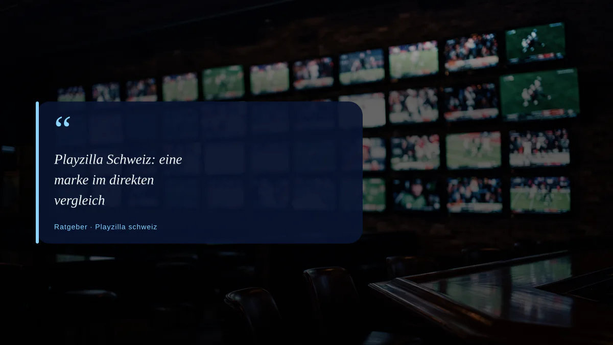 Playzilla Schweiz: eine marke im direkten vergleich