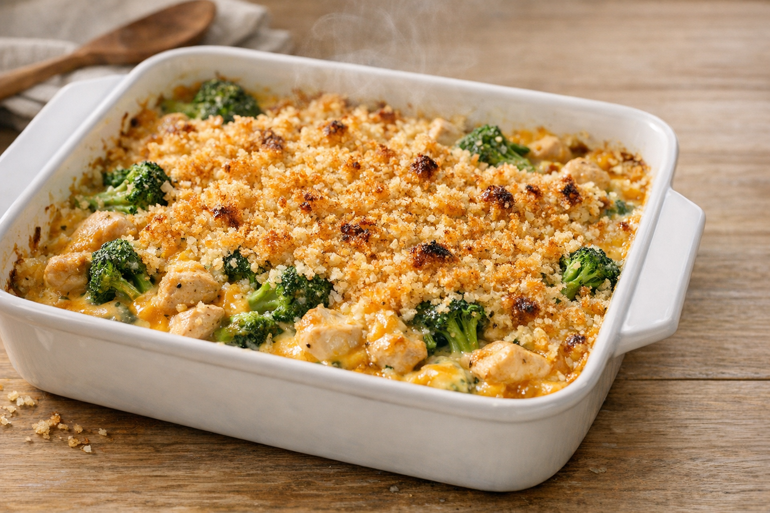 Easy Chicken and Broccoli Bake (Creamy Weeknight Dinner)