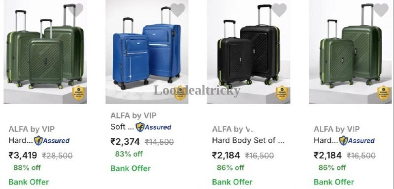 Vip Luggage Pack Offer Image
