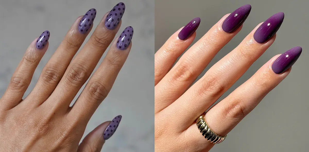 Unghiurile violete sunt tendință în această vară
