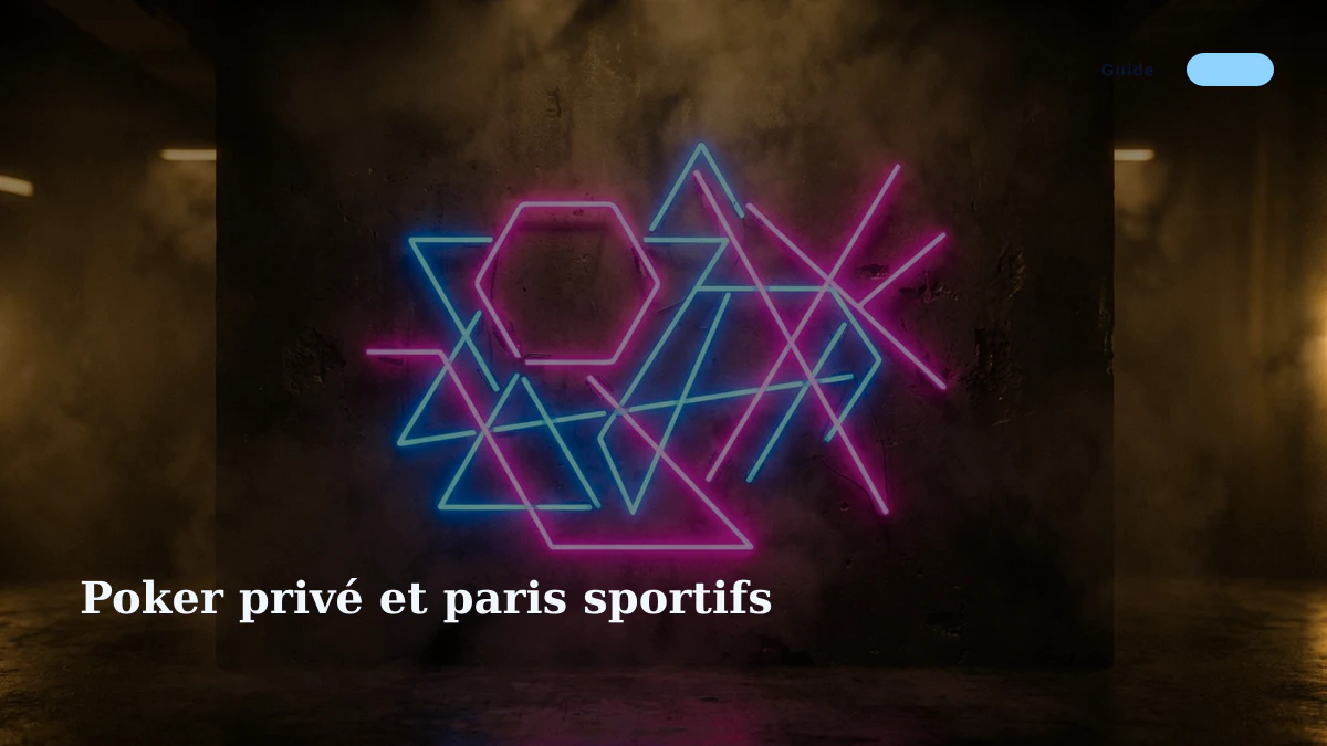 Poker privé et paris sportifs