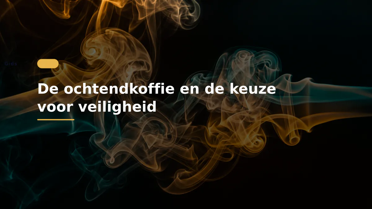 De ochtendkoffie en de keuze voor veiligheid