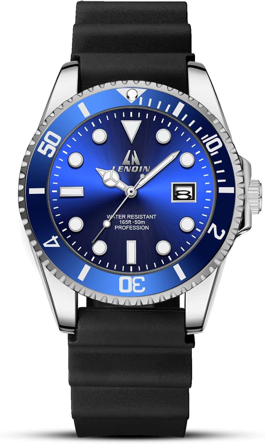 LN LENQIN Mens Watches Stainless Steel Waterproof Analog  display picture 2