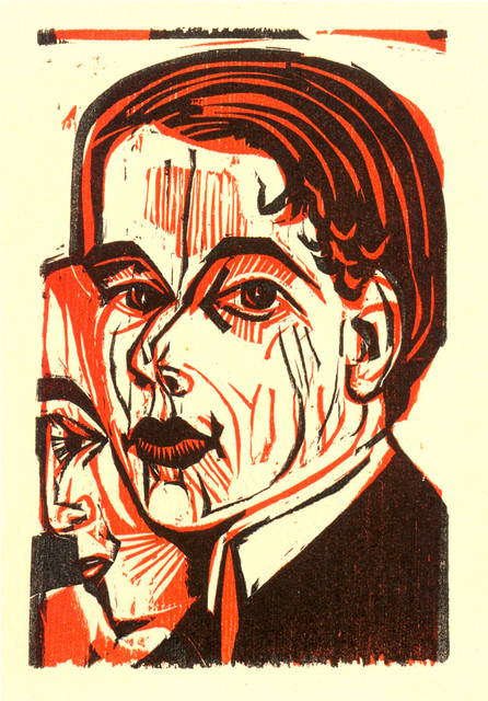 Мужская голова (автопортрет) 1926