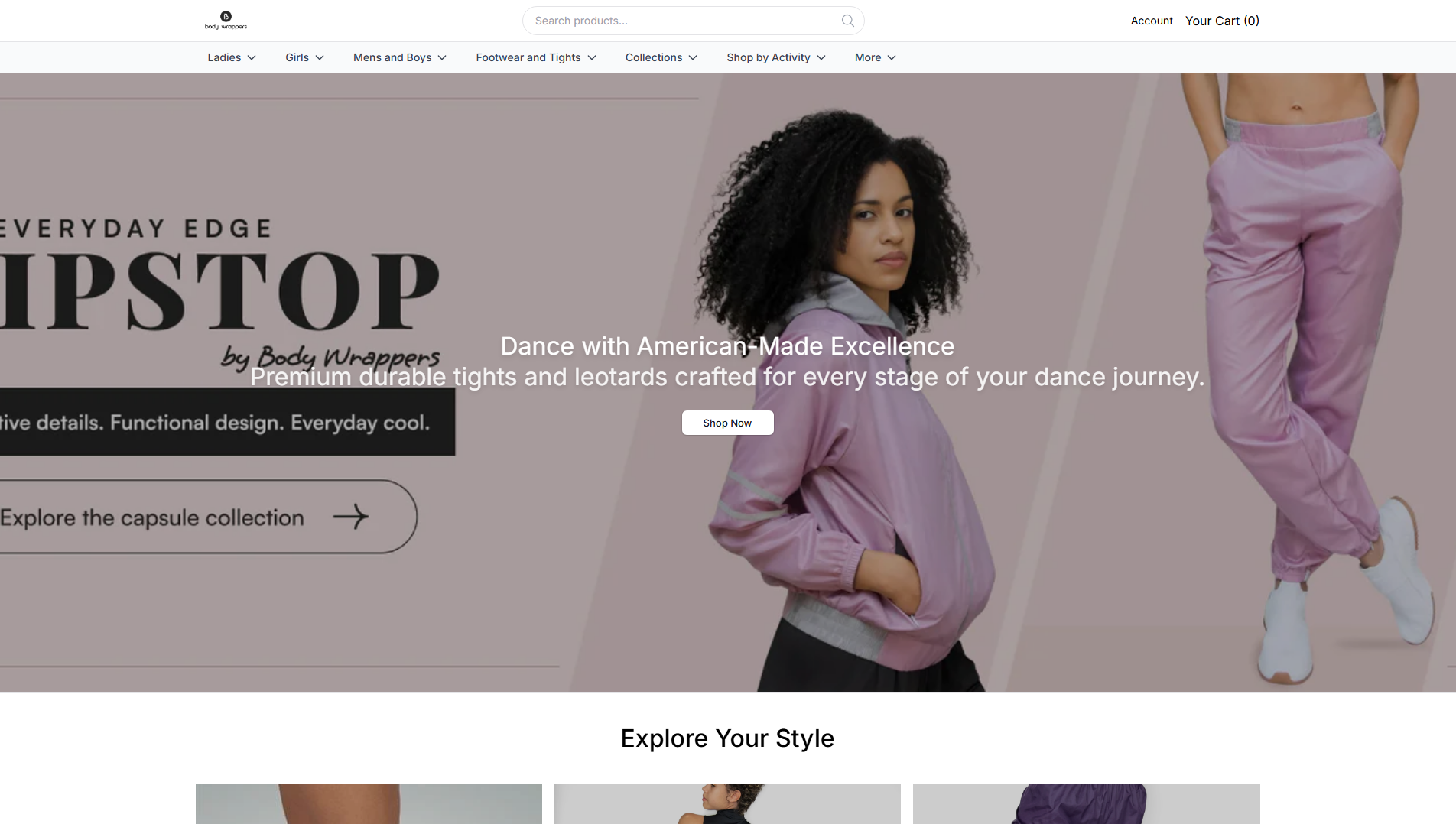 Stored capture of bodywrappersstore.shop
