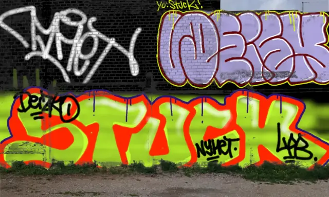 Graffiti artwork by STUCK1