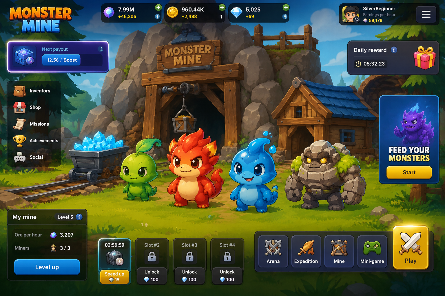MonsterMine Web3 Game