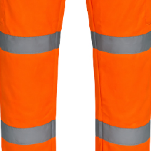 300D Oxford reinforced knee panel detail